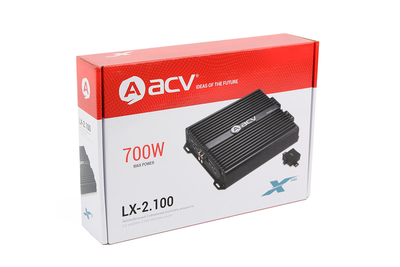 Усилитель ACV  LX-2.100 2*100Вт/2-1канал/4-2 Ом/High-pass/Low-pass