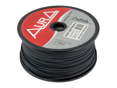 Акустический кабель Aura SCE-2075MKII (200м бухта, черный)