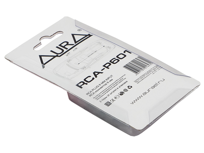 RCA разъем Aura RCA-P601, 6 мм вход, 4 шт.