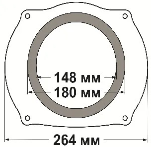 Проставочные кольца КИРКОРОБ F26.16-3 Toyota Prado 120, Camry 35