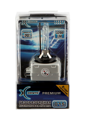 Ксеноновая лампа Xenite Premium D1S (5000K) (Яркость +20%)
