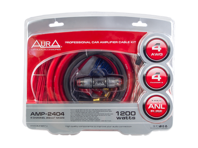 Комплект проводов Aura AMP-2404 4х20мм2