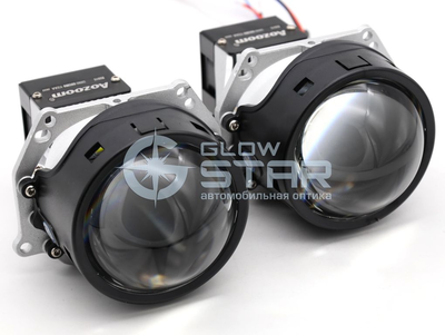 Светодиодная BI-LED линза AOZOOM Laser Gen5 2022 (AAPD-05) с лазером, 3.0 дюйма, 50W/56W, 12v, пара