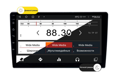 Автомагнитола Wide Media MT-PRO-MFA-QU T 4/32