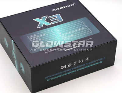 Светодиодная BI-LED линза AOZOOM X3 2024 3дюйма, 5500K, 70/79W, 12V, встроенный драйвер