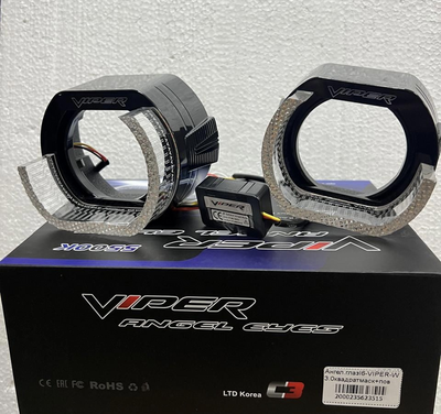 Ангельские глазки Viper I6-VIPER-W 3.0" квадрат маска + поворотник (пара)