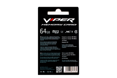 Карта памяти Viper Micro SDXC 64GB