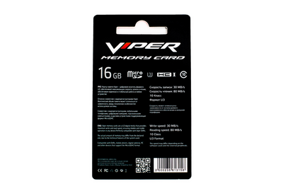 Карта памяти Viper Micro SDHC 16GB