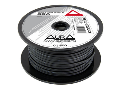 Акустический кабель Aura SCE-2250MKII (75м бухта, черный)