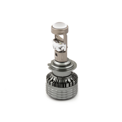 Светодиодная лампа головного света MTF MicroLENS H7/H18 12/24V, 55W, 6000K, 4000LM (MC07K5) (пара)