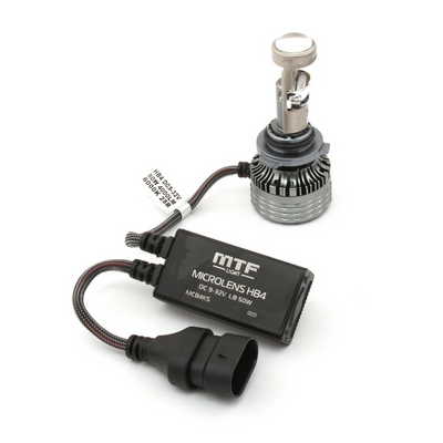 Светодиодная лампа головного света MTF MicroLENS HB4(9006) 12/24V, 55W, 6000K, 4000LM (MCB4K5)