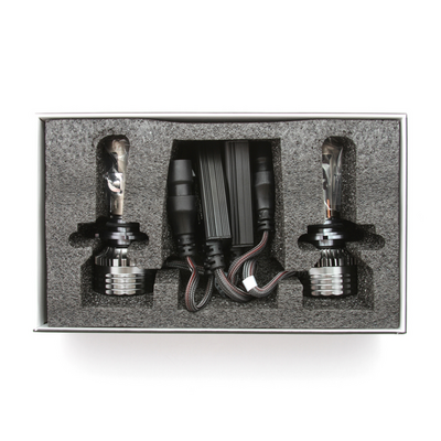 Светодиодная лампа головного света MTF MicroLENS HB4(9006) 12/24V, 55W, 6000K, 4000LM (MCB4K5)