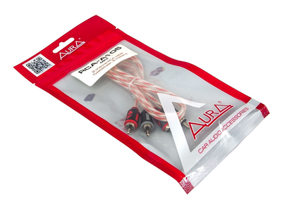 Межблочный кабель Aura RCA-A102MKII (0,25 метра)