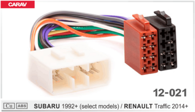 ISO-переходник CARAV 12-021 для Subaru / Renault