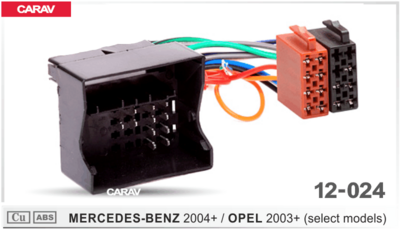ISO-переходник CARAV 12-024 для Opel / Mersedes-Benz