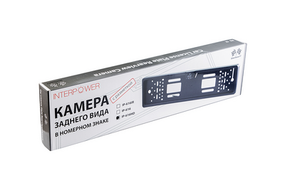 Камера Interpower IP-616 AHD заднего вида (рамка под номерной знак)