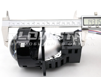 Светодиодная BI-LED линза AOZOOM X3 2025 3 дюйма, 5500K, 70/79W, 12V, крепление 3R