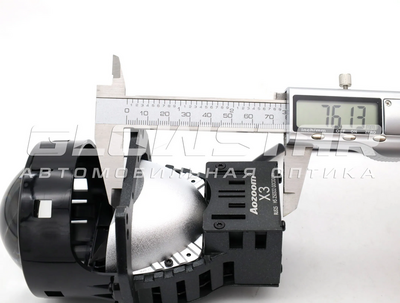 Светодиодная BI-LED линза AOZOOM X3 2025 3 дюйма, 5500K, 70/79W, 12V, крепление 3R