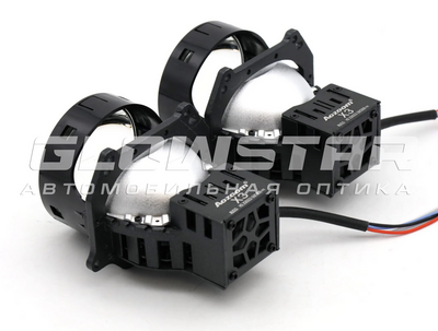 Светодиодная BI-LED линза AOZOOM X3 2025 3 дюйма, 5500K, 70/79W, 12V, крепление 3R