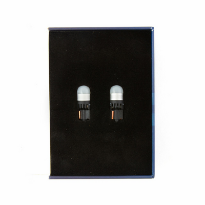 Светодиодная лампа MTF LIGHT габаритные W5W(T10), 12В, 1Вт, 110lm, 6000К бел. свет, матовые, 2шт.
