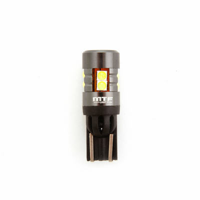 Светодиодная лампа MTF LIGHT подсветка W5W(T10)/W16W(Т15), 12В, 2.4Вт, 330lm, 6000К бел. свет,2шт.