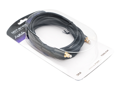Оптоволоконный кабель Aura OCT-B103 Кабель оптический Toslink-Toslink, 3 метра