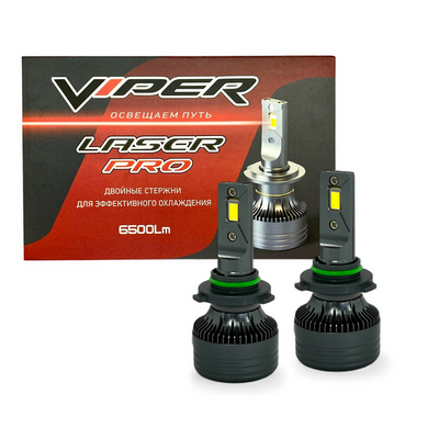 Светодиодная лампа головного света Viper Н3 LASER PRO