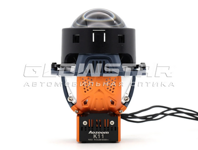 Светодиодная BI-LED линза AOZOOM K11 2026 3.0 дюйма, 2 чипа, 63W/70W, 12V, 5800K, крепление 3R (комплект, 2шт) (K11)