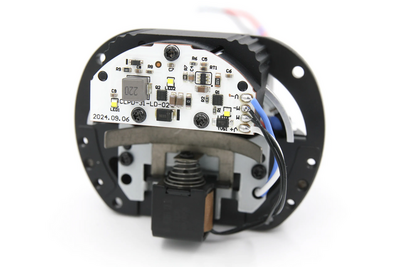 Светодиодная BI-LED линза AOZOOM A29 2025 2.5 дюйма, 4 чипа, 5500K, 12V, 37W/64W, съемное гаечное крепление (комплект, 2шт) (A29)