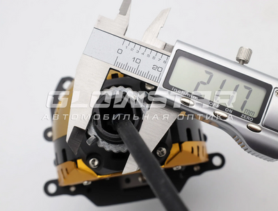 Светодиодная BI-LED линза AOZOOM A15 PRO 4300K 2026, 3.0 дюйма, 2 чипа, 12V, 58W/65W, крепление 3R и съемное гаечное (комплект, 2шт) (A15PRO-4300K)