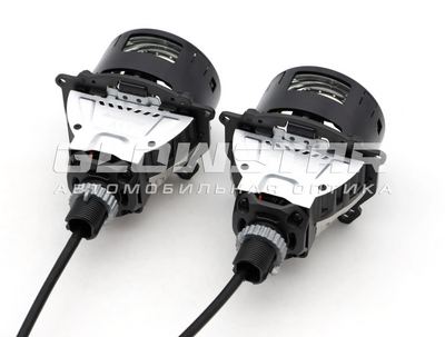 Светодиодная BI-LED линза AOZOOM A11 2025 3.0 дюйма, 2 чипа, 5500K, 12V, 56W/64W, крепление 3R и съемное гаечное (A11)