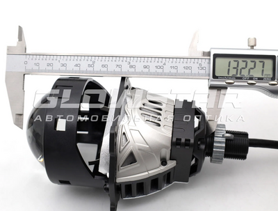 Светодиодная BI-LED линза AOZOOM A11 2025 3.0 дюйма, 2 чипа, 5500K, 12V, 56W/64W, крепление 3R и съемное гаечное (A11)