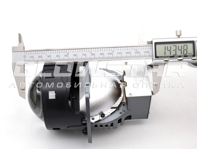 Светодиодная BI-LED линза AOZOOM A25 2025 3.0 дюйма, 2 чипа, 5500K, 12V, 66W/75W, крепление 3R (комплект, 2шт) (A25)