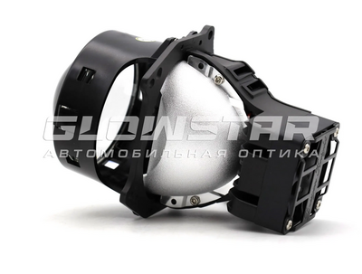 Светодиодная BI-LED линза AOZOOM K3 Dragon Knight New DK200 (III поколение) 3.0 дюйма, 2 чипа, 5500K, 12V, 50W/60W, крепление 3R (комплект, 2шт)