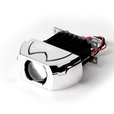 Светодиодная BI-LED линза MTF серия CONSTRUCTOR SLIM дальний свет, 12В, 20ВТ, 6000К, IP65, 2шт. (CS20HB)