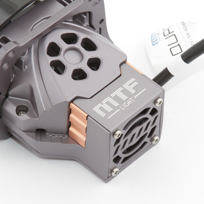 Светодиодная BI-LED линза MTF серия QUADRIX, 12В, 58/80ВТ, 6000К, 4200LM, квадролинза 3" круг (HDR4L)