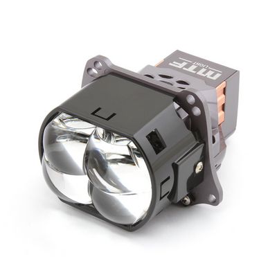 Светодиодная BI-LED линза MTF QUADRIX, 12В, 58/80ВТ, 6000К, 4200LM, 3" скос,  4ая линза (HDS4L)