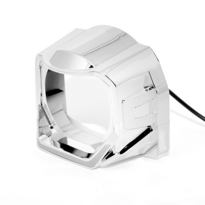 Маска для би-линз MTF G-STYLE для Bi-LED линз с подсветкой белой 3", хром. 2шт. (MK5WC)