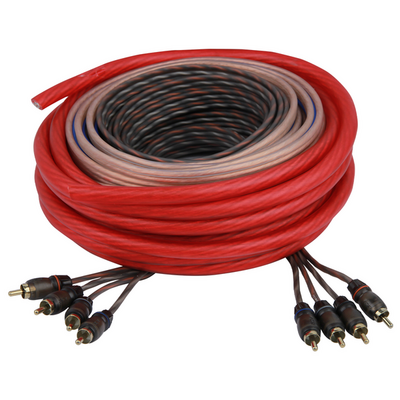 Комплект проводов ACV  KIT 4.4BR (Bronze=Light) (4-кан усил-ля 4AWG/Mini ANL 60A)