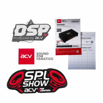 Усилитель ACV  DSP8HD 8-кан.DSP процессор+усилитель 4х50Wt/BT AptX HD