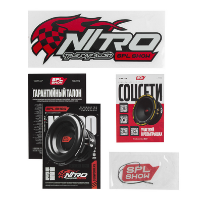 Сабвуфер ACV  SPL SHOW NITRO N10-S800D2 10" 2+2 Ом