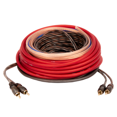 Комплект проводов ACV  KIT 2.8BR  (2-х кан усил-ля 8AWG/Mini ANL 40A)