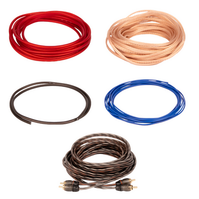 Комплект проводов ACV  KIT 2.8BR  (2-х кан усил-ля 8AWG/Mini ANL 40A)