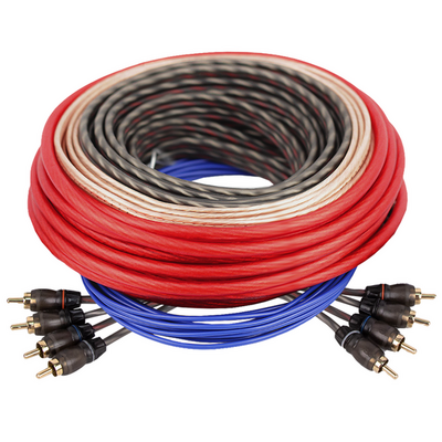 Комплект проводов ACV  KIT 4.8BR  (4-кан усил-ля 8AWG/Mini ANL 60A)