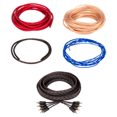 Комплект проводов ACV  KIT 4.8BR  (4-кан усил-ля 8AWG/Mini ANL 60A)