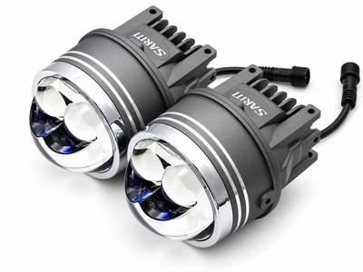 Противотуманные фары Sariti N5 Blue Lens, 3.0 дюйма, 12V, 45/76W, 6000K, универсальное крепление (компле