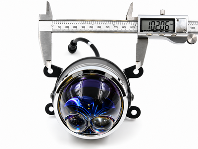 Противотуманные фары Sariti N5 Blue Lens, 3.0 дюйма, 12V, 45/76W, 6000K, универсальное крепление (компле