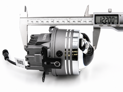 Противотуманные фары Sariti N5, 3.0 дюйма, 12V, 45/76W, 6000K, универсальное крепление (комплект, 2шт)
