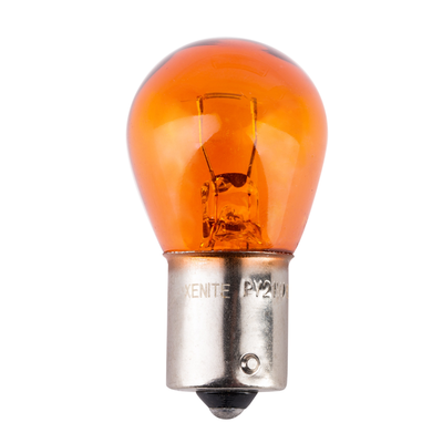 Лампа накаливания Xenite PY21W (BAU15s) 12V LONG LIFE(желт)2шт