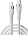 Кабель Accesstyle (CC30-S100) USB-C - USB-C, White 1м, 3A